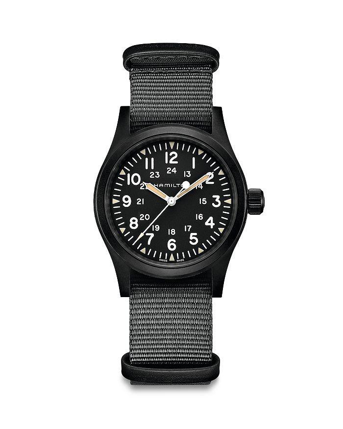 商品Hamilton|Mechanical Khaki Field Watch, 38mm,价格¥4079,第3张图片详细描述