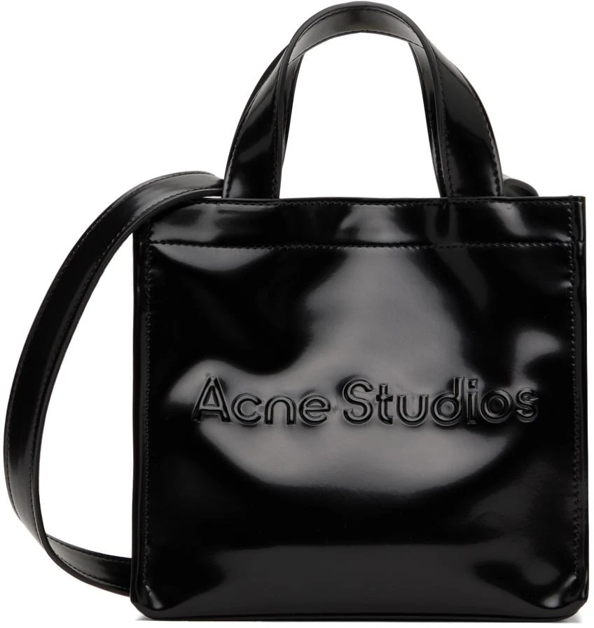 商品Acne Studios|Black Mini Logo Tote,价格¥3504,第1张图片