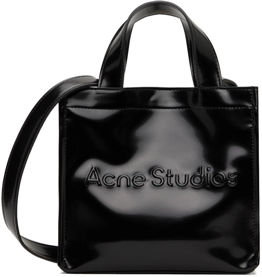 商品Acne Studios|Black Mini Logo Tote,价格¥1834,第1张图片