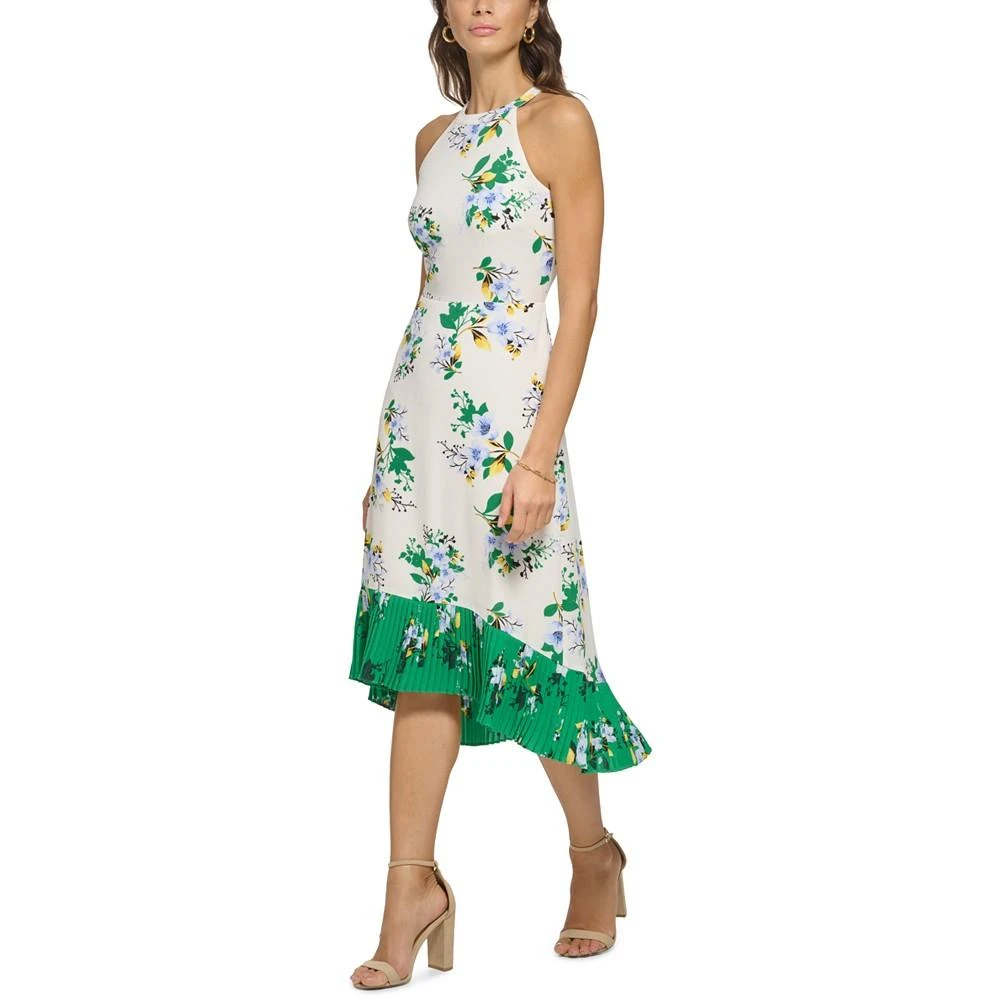 商品Kensie|Floral-Print Halter Dress,价格¥879,第2张图片详细描述