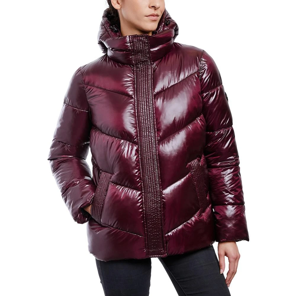 商品Michael Kors|Women's Shine Hooded Puffer Coat,价格¥648,第1张图片