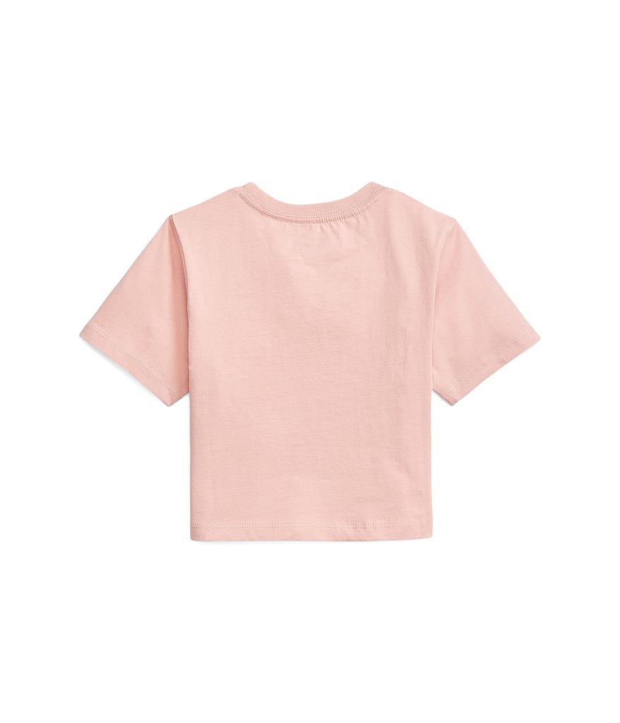 商品Ralph Lauren|Logo Cotton Jersey Boxy Tee (Little Kids),价格¥160,第4张图片详细描述