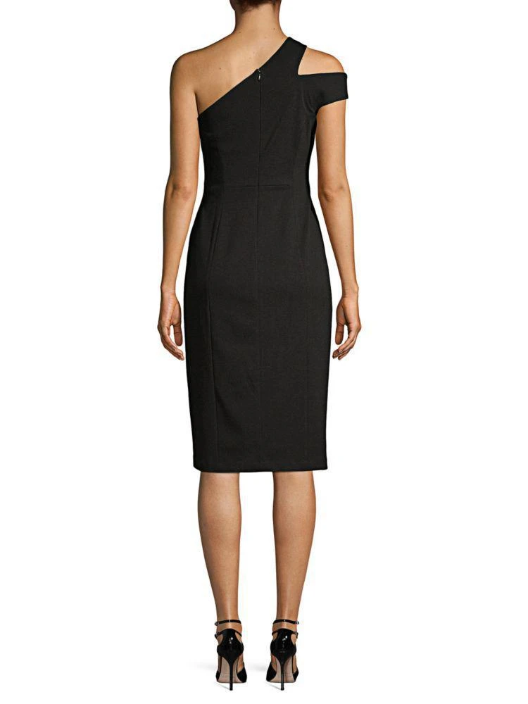 商品Maggy London|One-Shoulder Crepe Dress,价格¥396,第2张图片详细描述