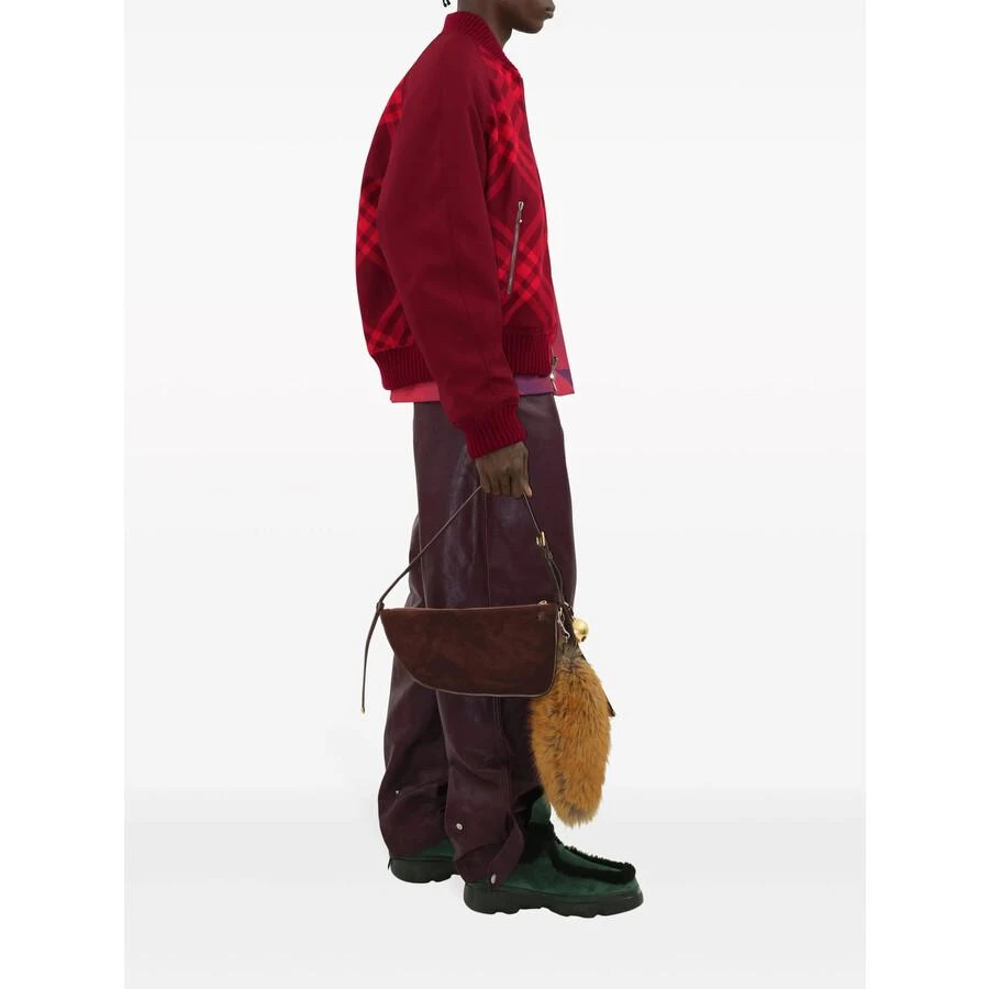 商品Burberry|男士 Ripple 双面格纹印花飞行员夹克,价格¥2717,第3张图片详细描述