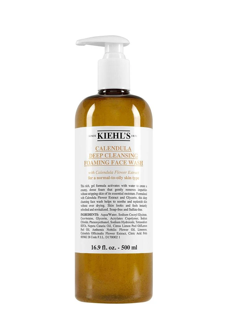 商品Kiehl's|Calendula Deep Cleansing Foaming Face Wash 500ml,价格¥542,第1张图片