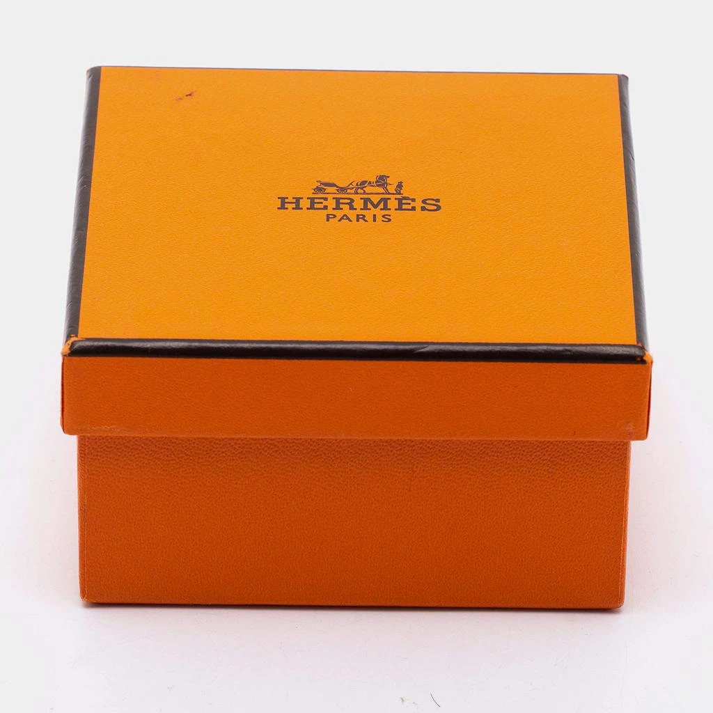 Hermes White Stainless Steel Leather Heure H HH1.210 Women's Wristwatch 21 mm 商品