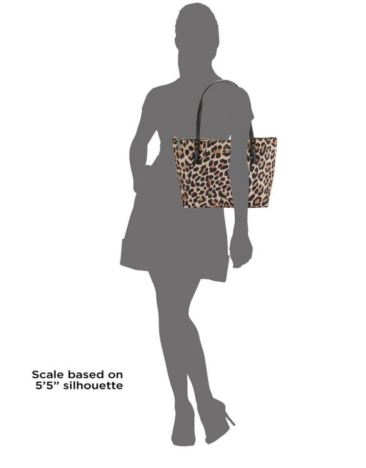 商品Kate Spade|Watson Lane Leopard Small Maya Tote,价格¥402,第4张图片详细描述