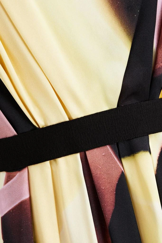 商品ROKSANDA|Gathered printed silk-satin midi dress,价格¥5933,第4张图片详细描述