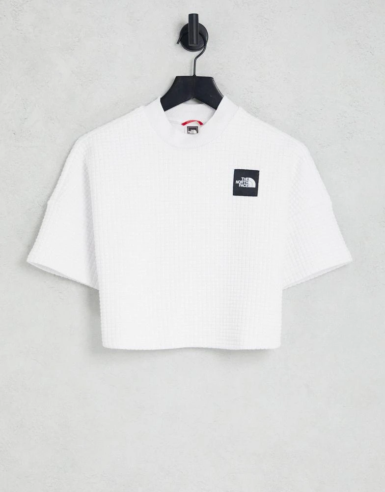 商品The North Face|The North Face Mhysa Quilted t-shirt in white,价格¥233,第1张图片