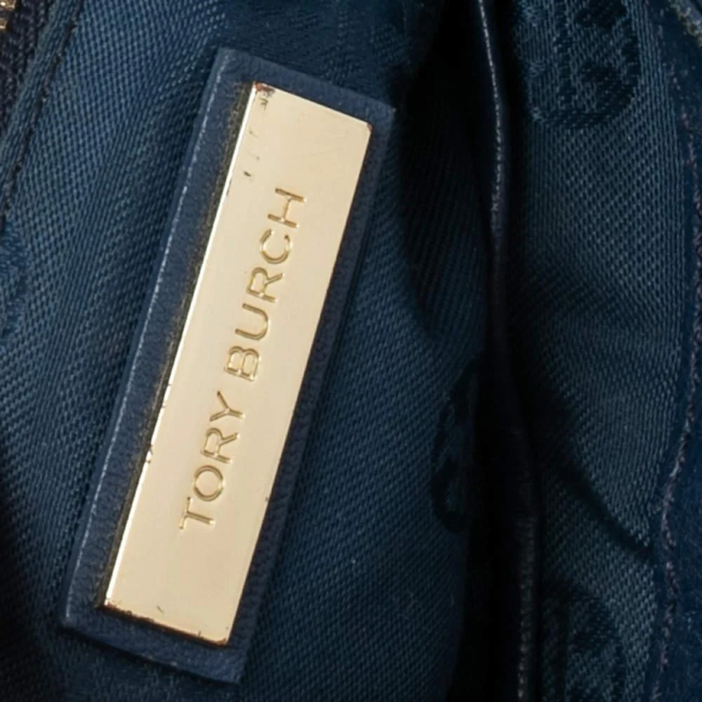 Tory Burch Blue Leather Medium Fleming Shoulder Bag 商品