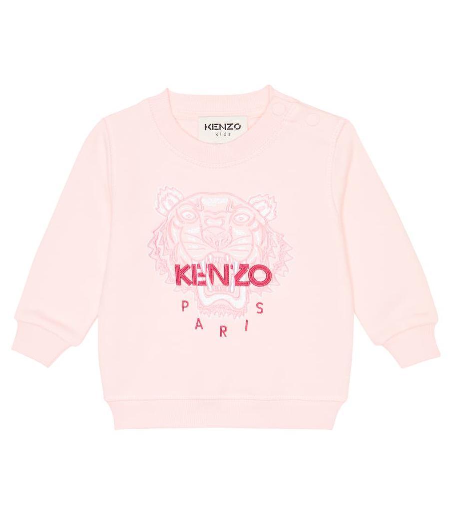 商品Kenzo|Baby logo-embroidered sweatshirt,价格¥713,第1张图片