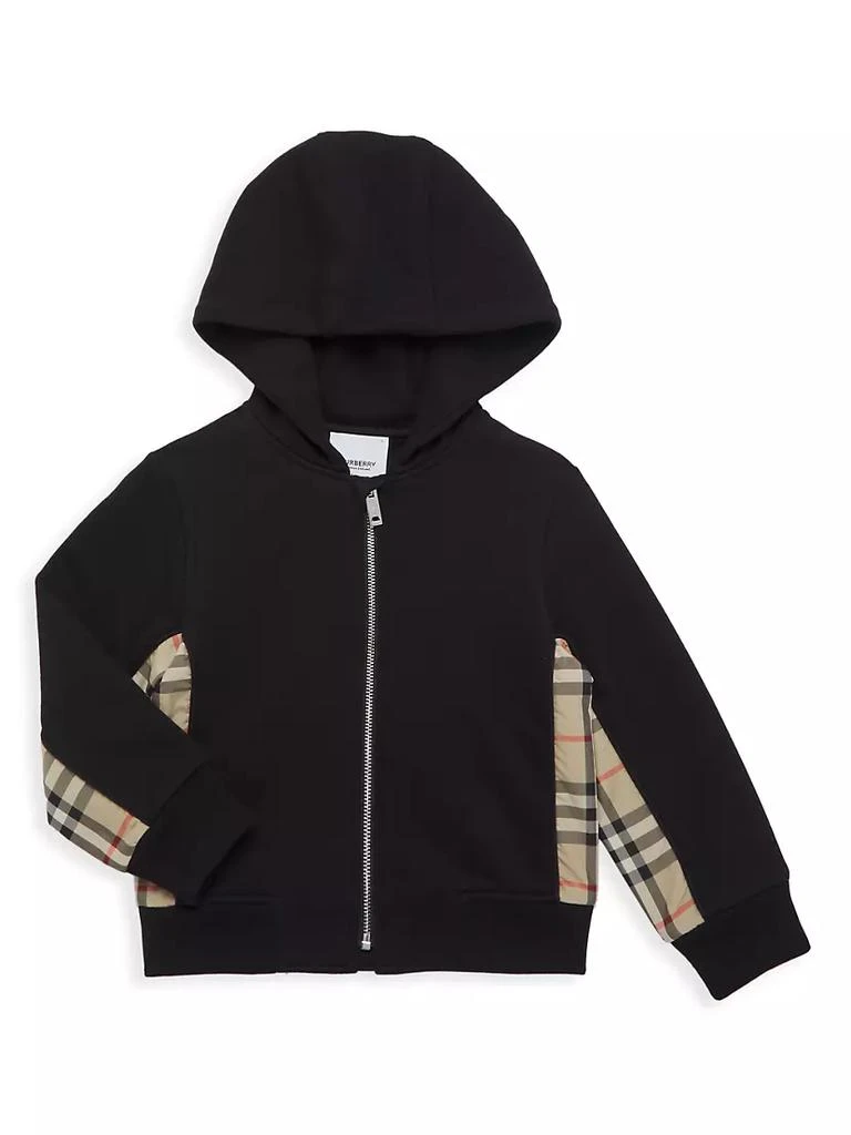 商品Burberry|Baby Boy's & Little Boy's Check Zip-Up Hoodie Jacket,价格¥3096,第1张图片