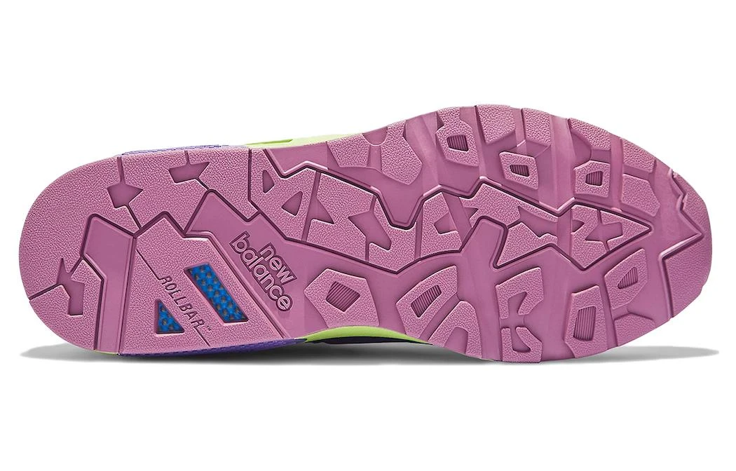 商品[国内直发] New Balance|[预售3天]Stray Rats x   NB 580 复古撞色拼接减震防滑耐磨 低帮 休闲跑步鞋 男女同款 粉绿色,价格¥859,第7张图片详细描述
