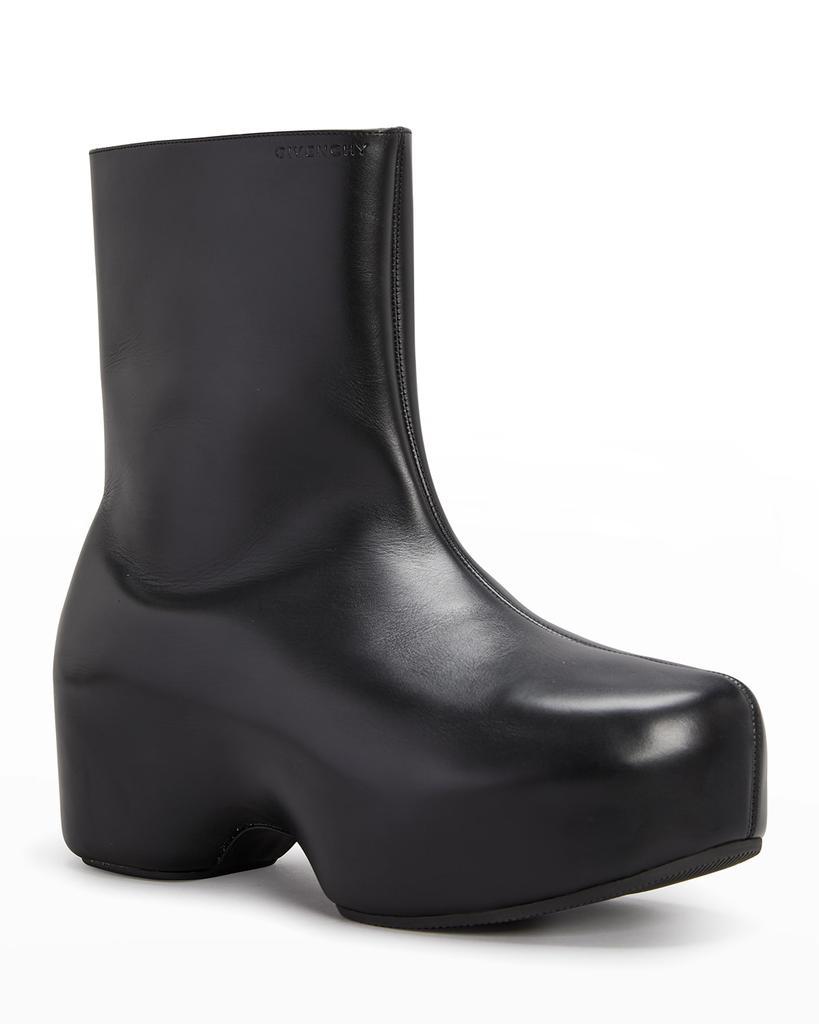 商品Givenchy|Men's G-Clog Straight Leather Booties,价格¥8917,第4张图片详细描述