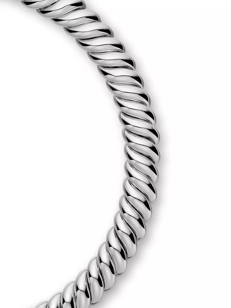 商品David Yurman|Sculpted Cable Necklace in Sterling Silver, 14MM,价格¥22102,第4张图片详细描述