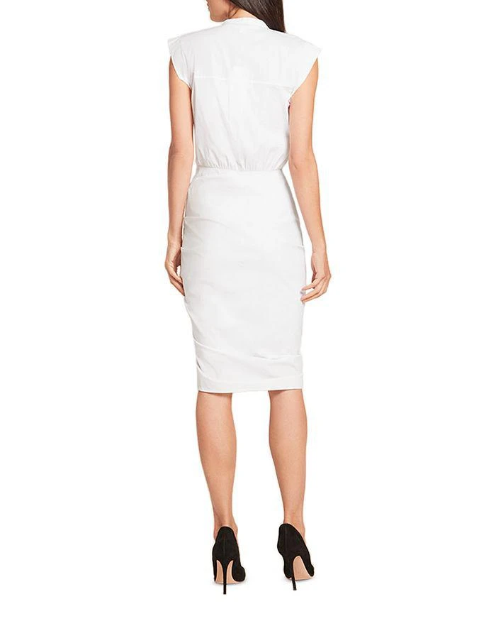 商品VERONICA BEARD|Asymmetric Ruched Shirt Dress,价格¥1676,第2张图片详细描述