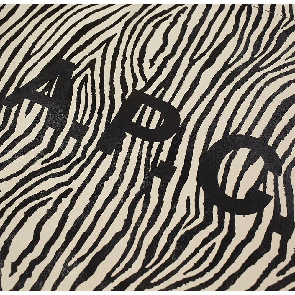 商品A.P.C.|A.P.C Diane Zebra Print Logo Shopping Tote,价格¥1002,第2张图片详细描述