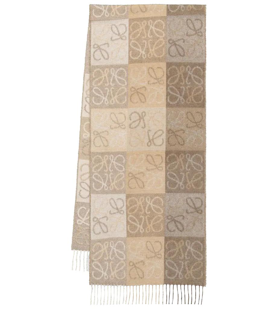 Loewe | Anagram wool and cashmere scarf 2137.79元 商品图片