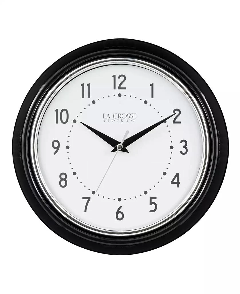 商品La Crosse Technology|Clock 404-3624B 9.5" Retro Diner Quartz Wall Clock,价格¥149,第1张图片