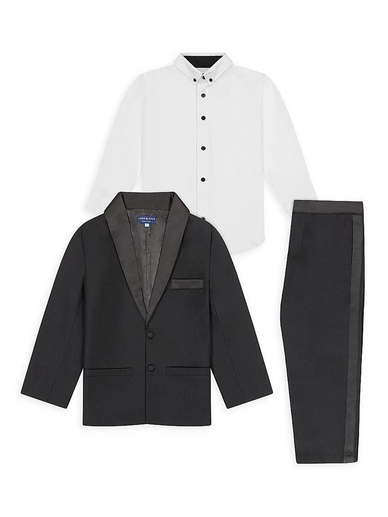 商品Andy & Evan|Little Boy's 4-Piece Tuxedo Set,价格¥658,第3张图片详细描述