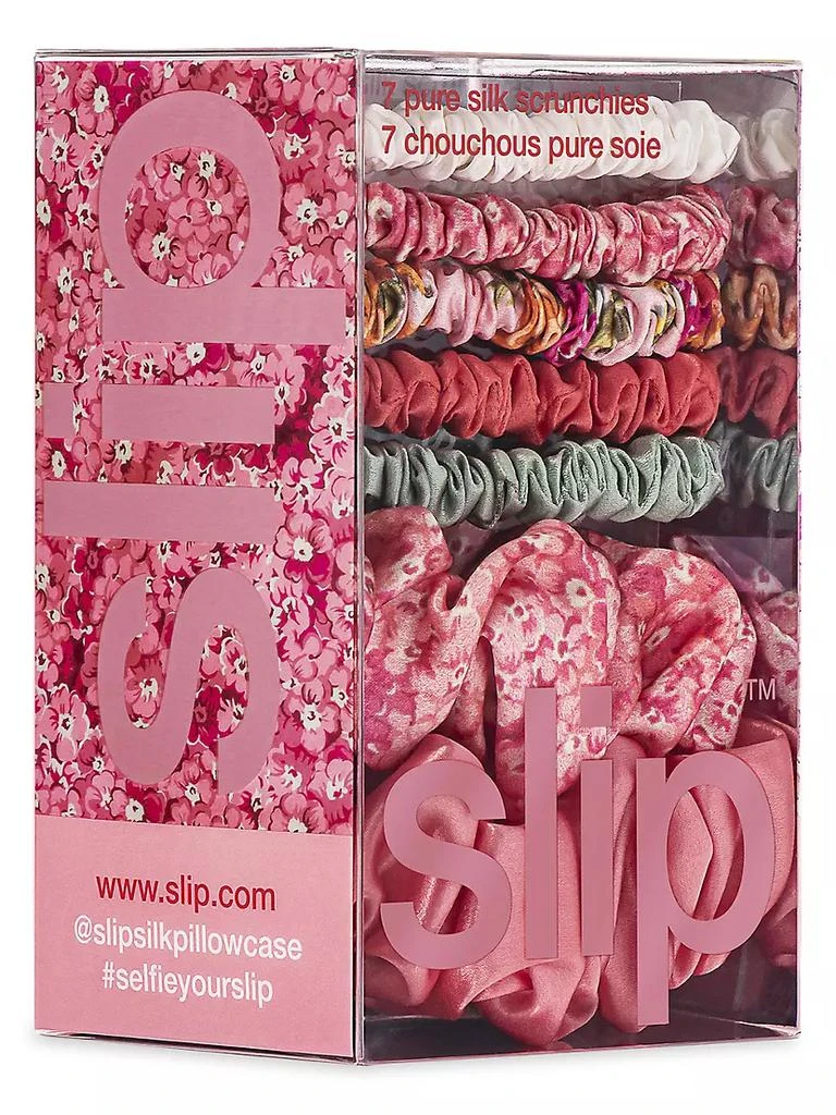 商品Slip|Slip Silk 7-Piece Hair Scrunchies Set,价格¥426,第3张图片详细描述