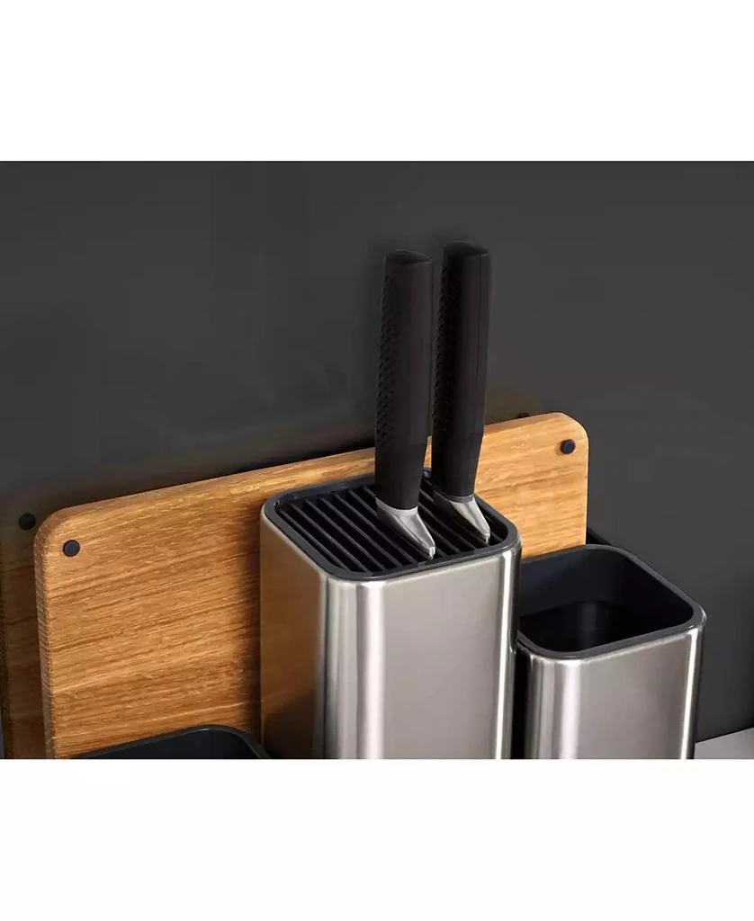 CounterStore Stainless Steel Organizer with Oak Chopping Board 商品