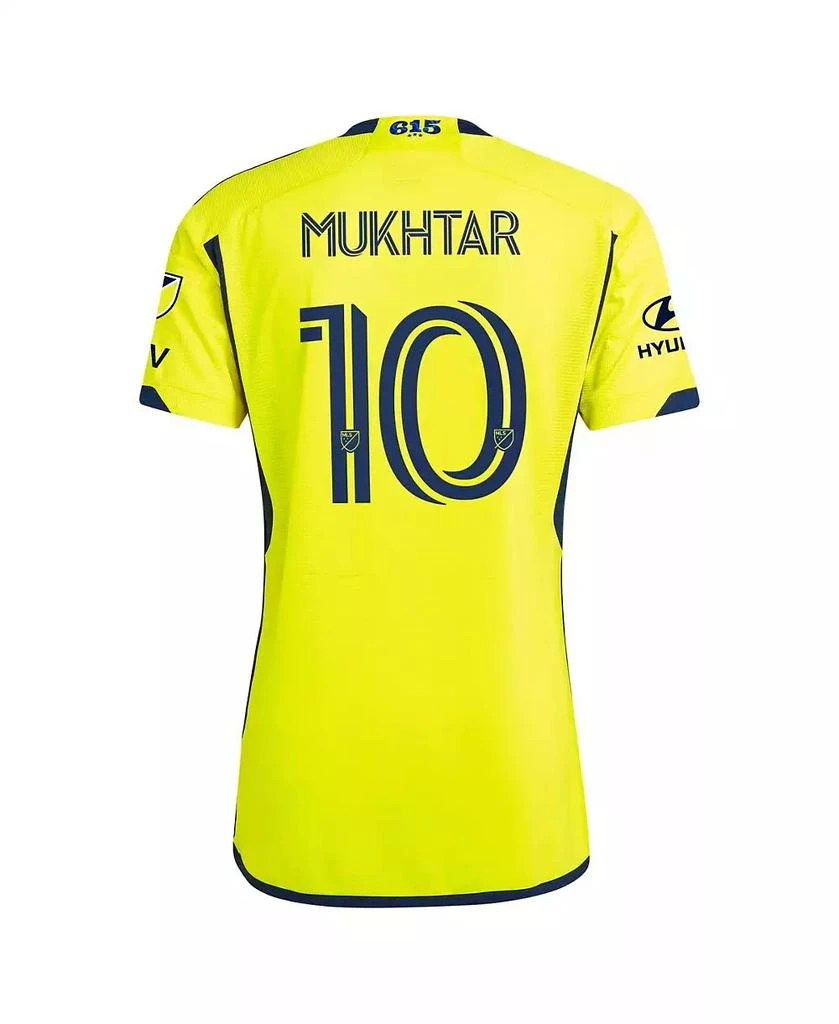 商品Adidas|Men's Hany Mukhtar Yellow Nashville SC 2024 the 615 Kit Authentic Player Jersey,价格¥1445,第3张图片详细描述
