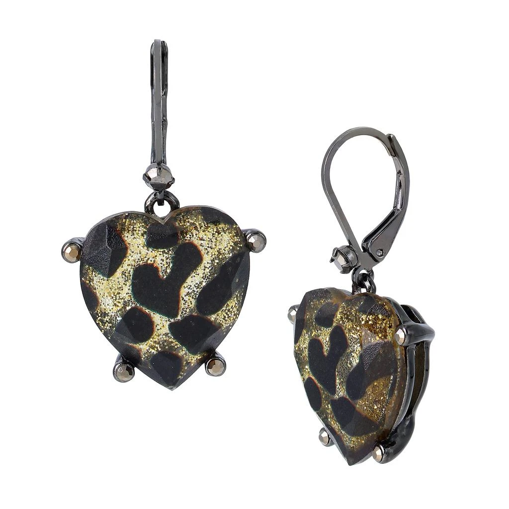 商品Betsey Johnson|Heart Drop Earrings,价格¥207,第1张图片