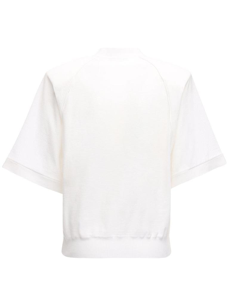 商品AGNONA|Cotton Wrap Style Top,价格¥3849,第6张图片详细描述