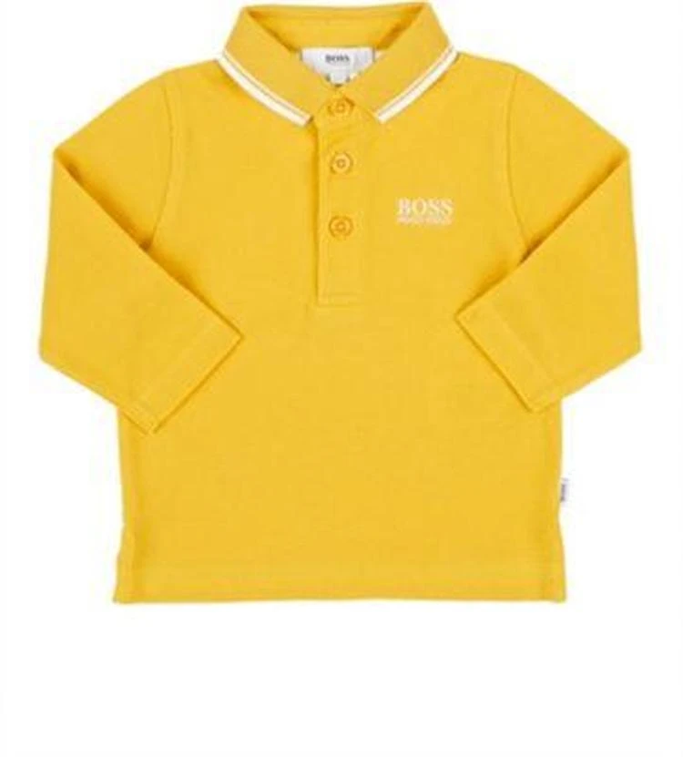 商品Hugo Boss|Cotton Piqué Long-Sleeve Polo Shirt,价格¥303,第1张图片