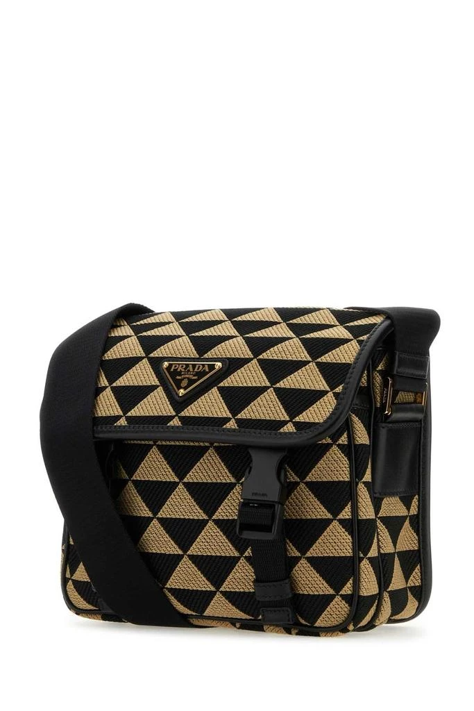 商品Prada|Prada Symbole Embroidered Foldover Top Messenger Bag,价格¥16325,第3张图片详细描述
