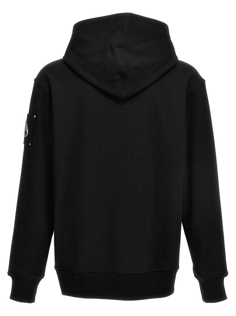 商品Moose Knuckles|Moose Knuckles Hartsfield Logo Plaque Hoodie,价格¥1762,第2张图片详细描述