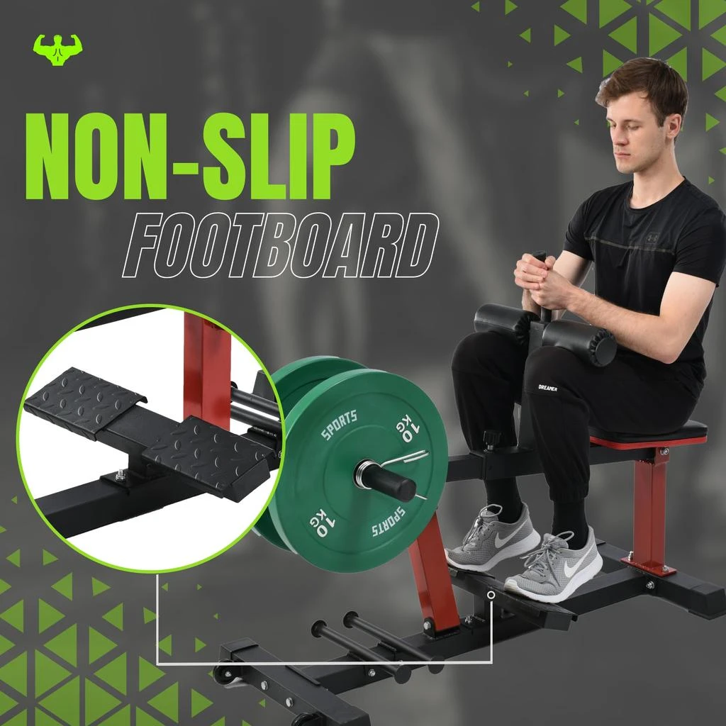 商品Simplie Fun|Adjustable Seated Calf Raise Machine,价格¥1901,第4张图片详细描述