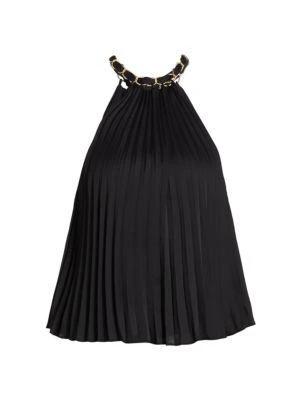 Alycia Pleated Halterneck Top 商品