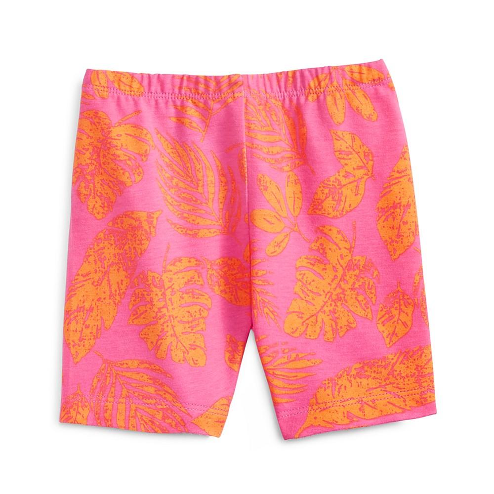 Baby Girls Palm-Print Bike Shorts, Created for Macy's商品第1张图片规格展示