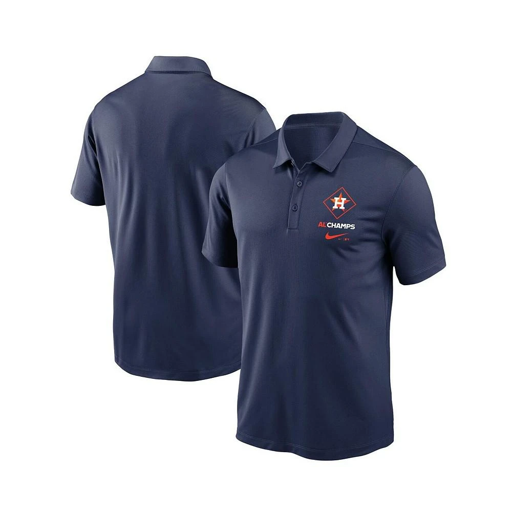 商品NIKE|Men's Navy Houston Astros 2022 American League Champions Performance Polo Shirt,价格¥458,第1张图片