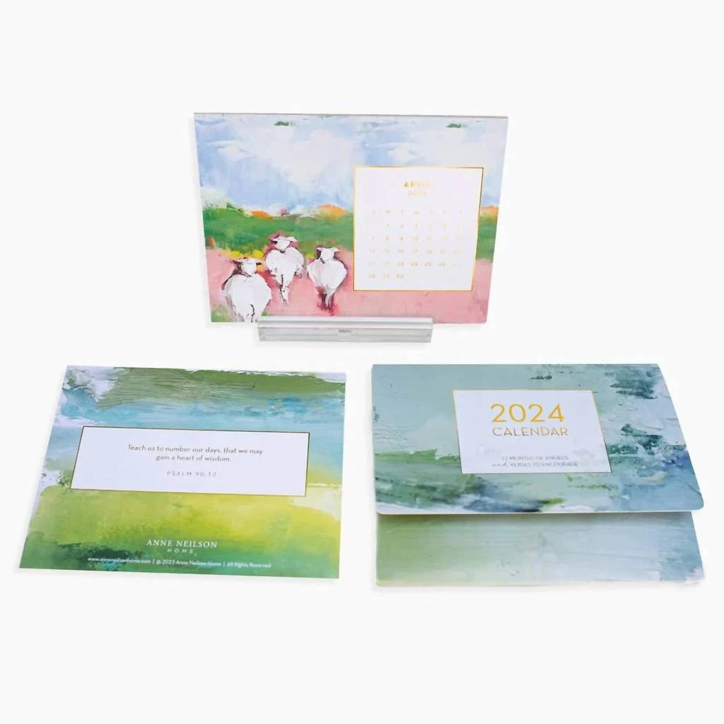商品Anne Neilson Home|2024 Desk Calendar In 12 Months Of Angels,价格¥410,第3张图片详细描述