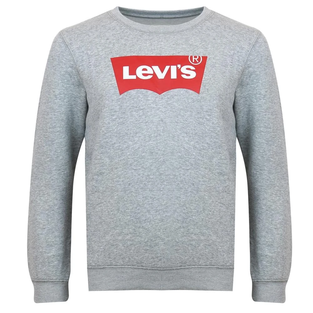 商品Levi's|Grey & Red Logo Cotton Sweatshirt,价格¥165,第1张图片