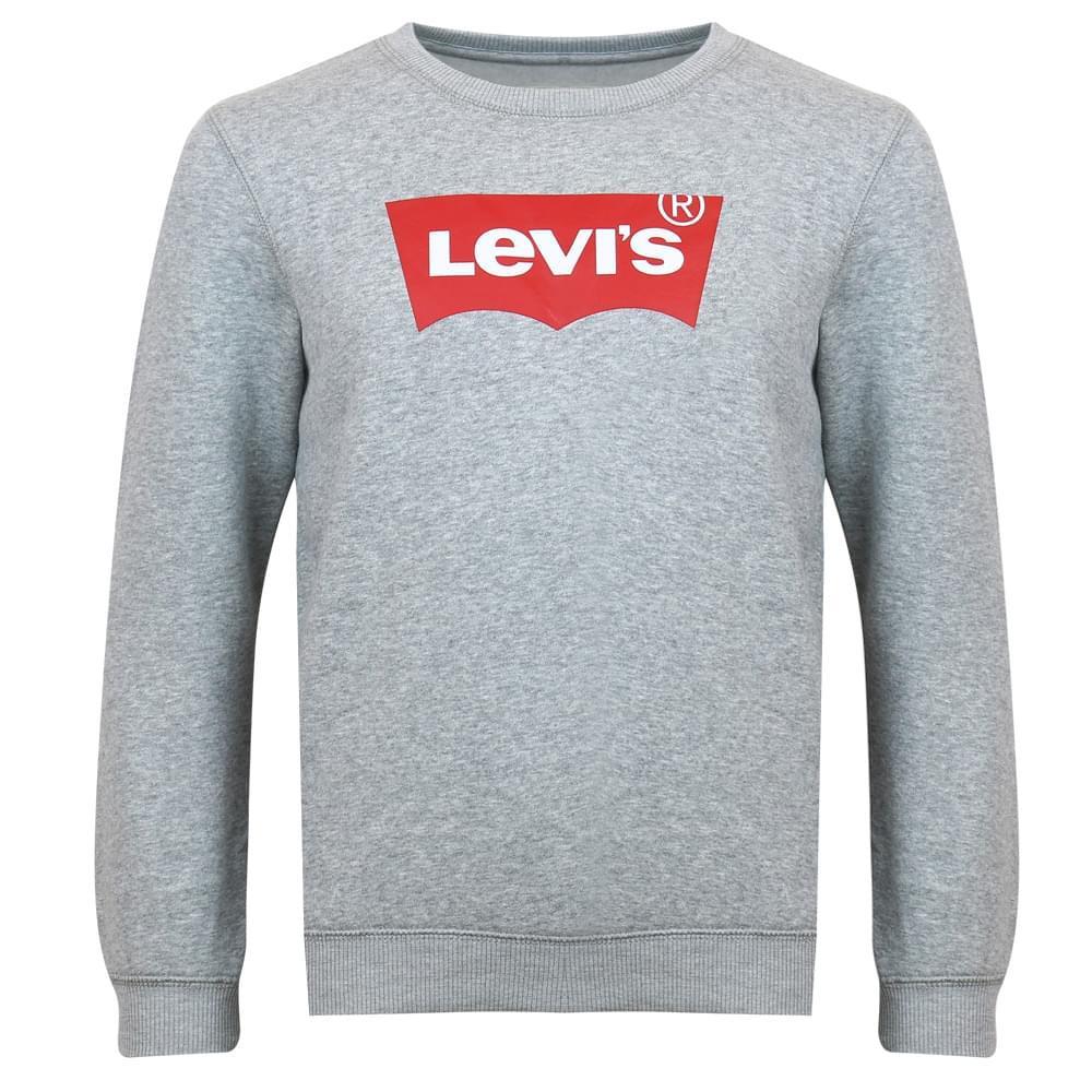 商品Levi's|Grey & Red Logo Cotton Sweatshirt,价格¥143-¥167,第1张图片