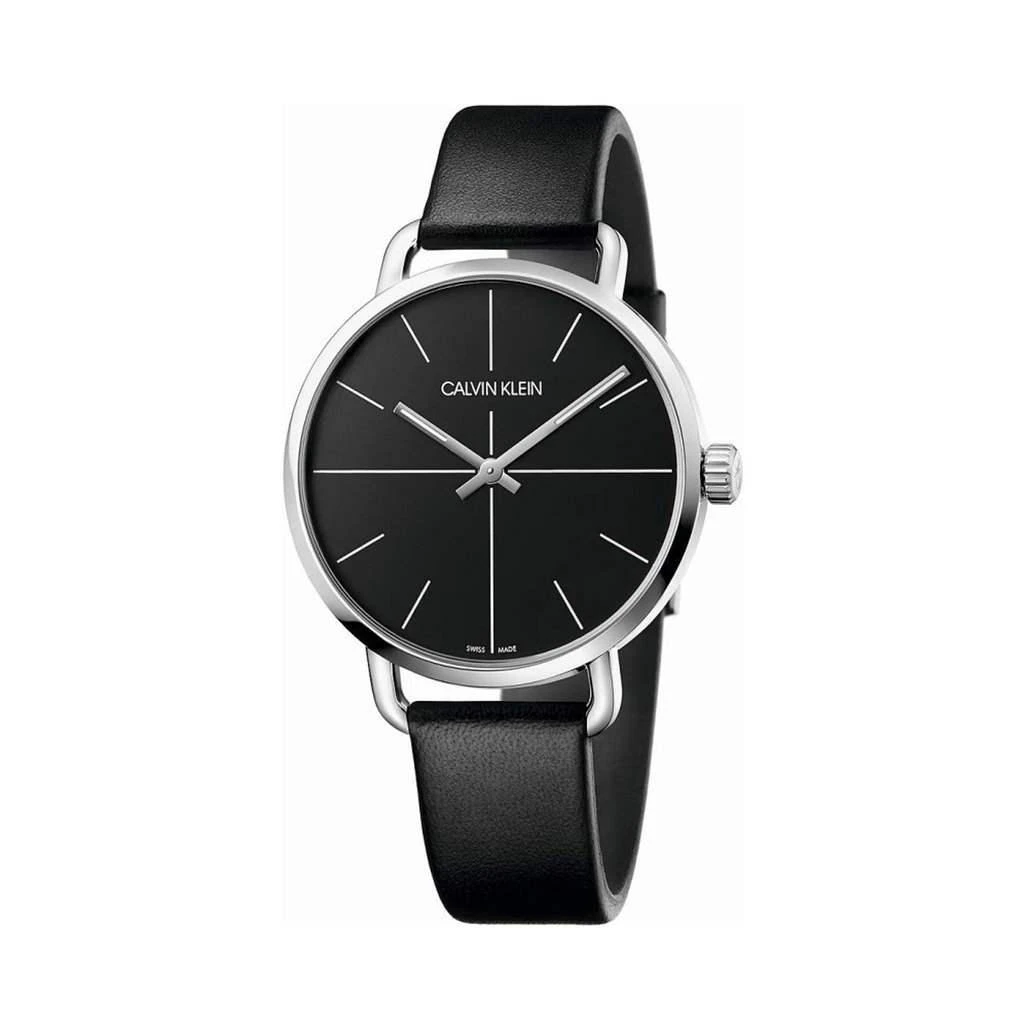 商品Calvin Klein|Calvin Klein Quartz Leather Strap Watches,价格¥762,第3张图片详细描述