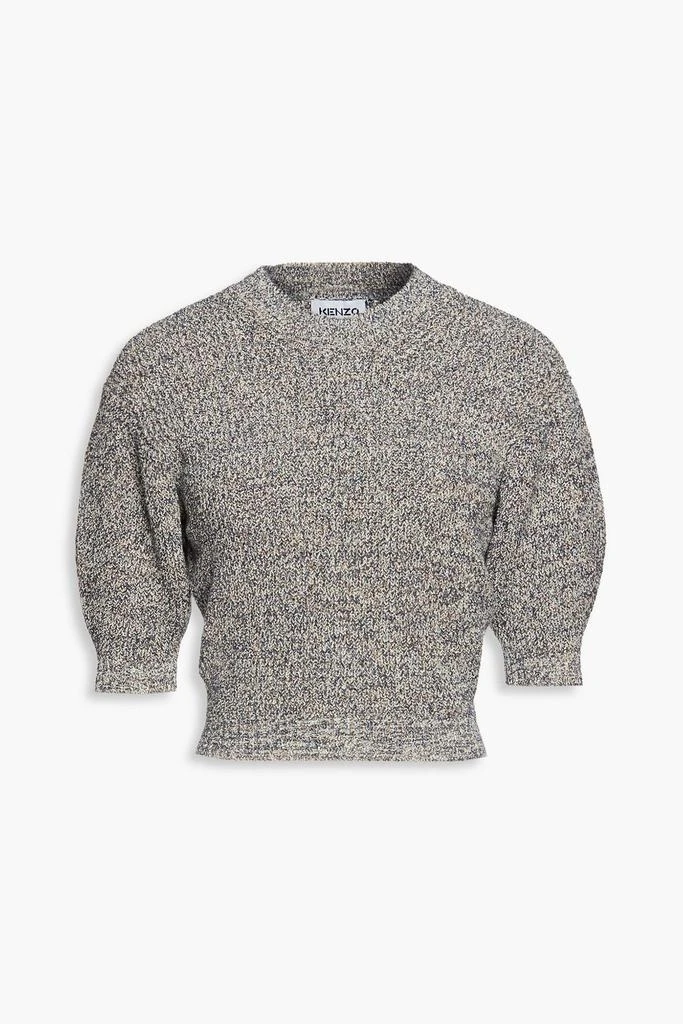 商品Kenzo|Mouline cropped marled knitted sweater,价格¥900,第1张图片