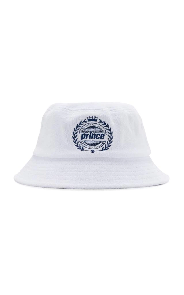 商品Sporty & Rich|Sporty & Rich - Women's Prince Cotton Bucket Hat - White - OS - Moda Operandi,价格¥153,第1张图片