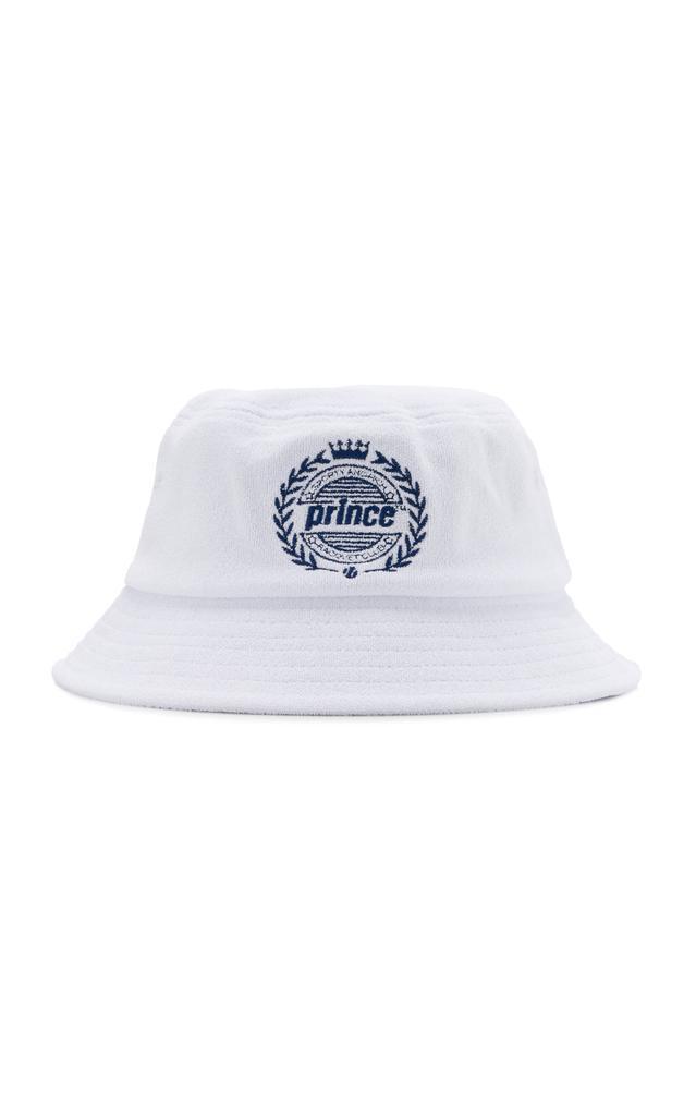 商品Sporty & Rich|Sporty & Rich - Women's Prince Cotton Bucket Hat - White - OS - Moda Operandi,价格¥166,第1张图片