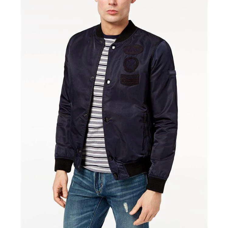 商品Tommy Hilfiger|Denim Men's Miller Appliqué Bomber Jacket,价格¥500,第1张图片