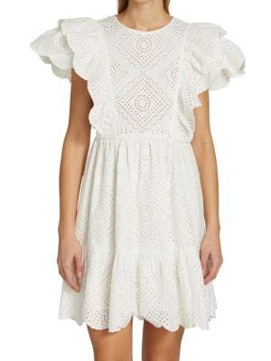 商品Sea|Vienne Cotton Tunic Mini Dress,价格¥429,第1张图片