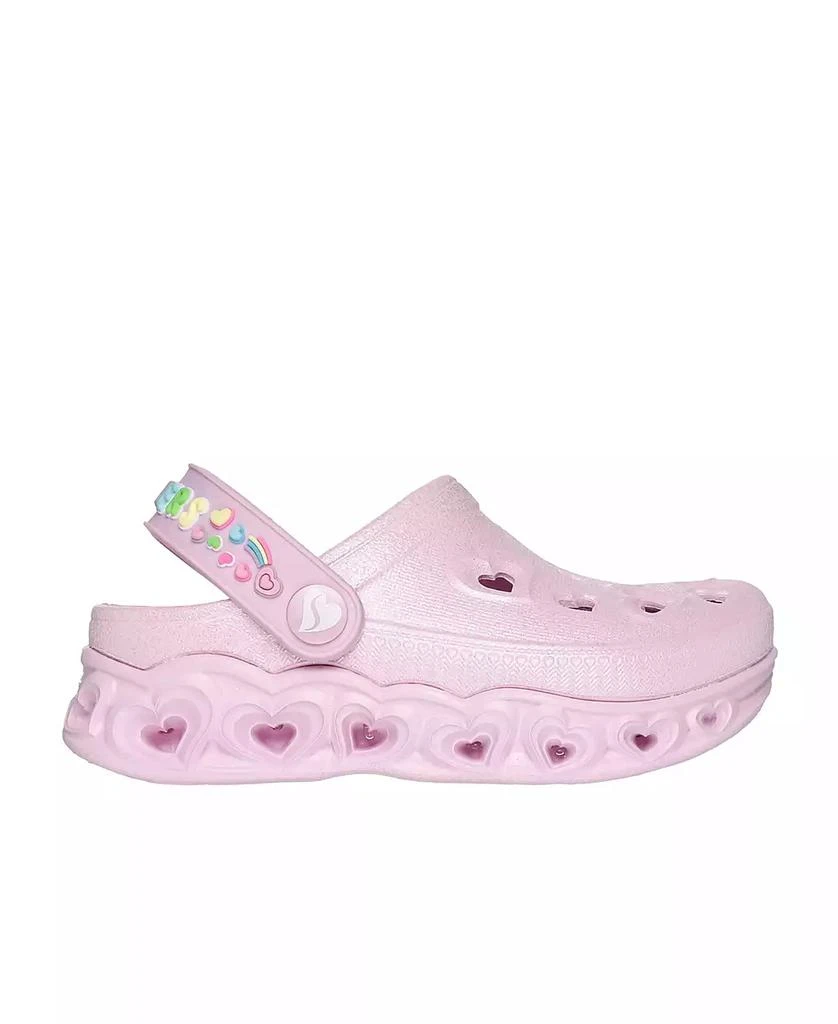 商品SKECHERS|Toddler Girls' Foamies: Light Hearted Casual Slip-On Clog Shoes from Finish Line,价格¥150,第2张图片详细描述