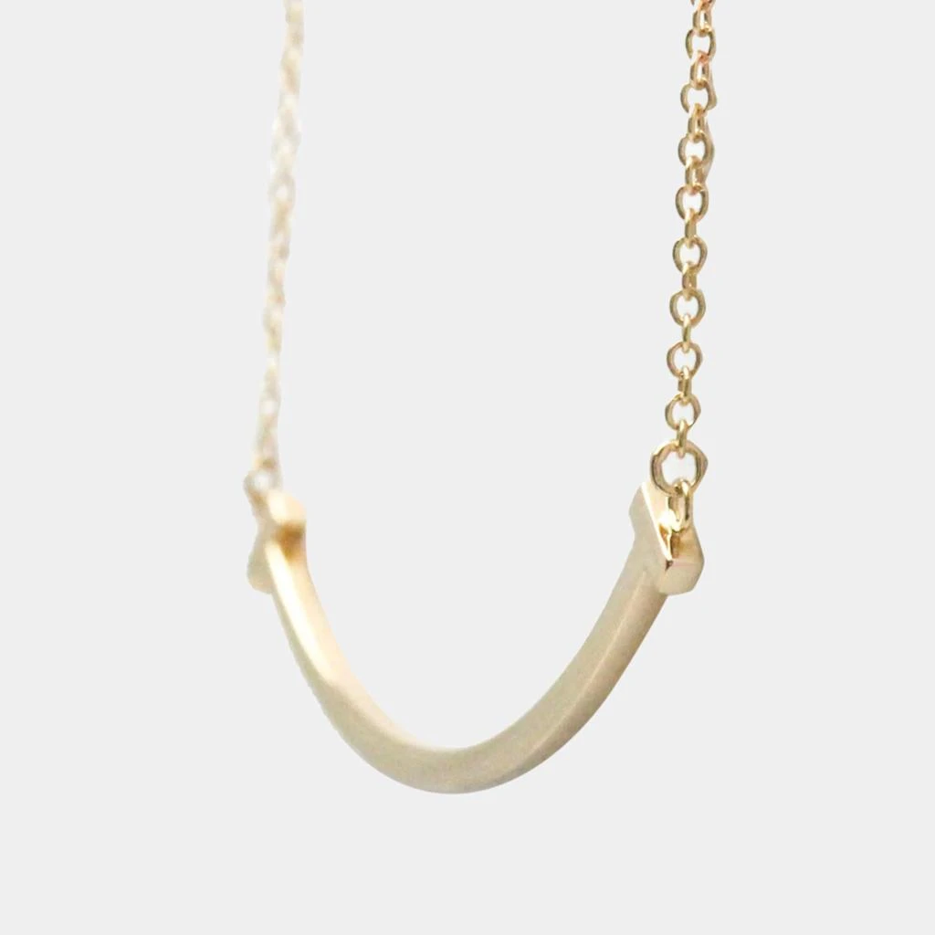 商品[二手商品] Tiffany & Co.|Tiffany & Co. 18K Rose Gold T Smile Pendant Necklace,价格¥7404,第3张图片详细描述