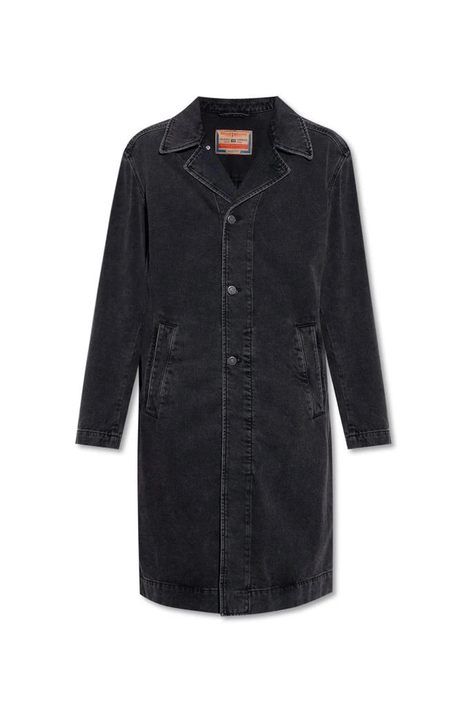 商品Diesel|Diesel D-Roku-Long Car Coat,价格¥1836,第1张图片