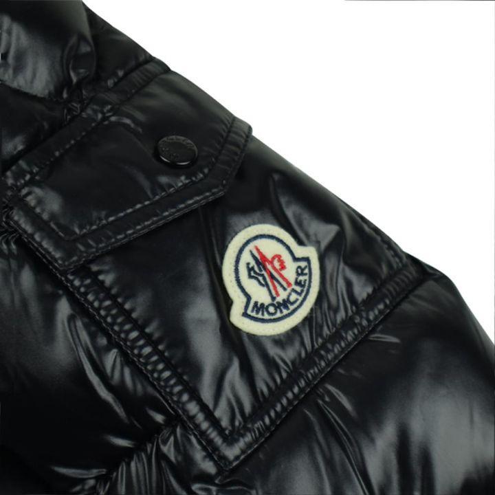 商品Moncler|Black Groseiller Hooded Down Jacket,价格¥4209-¥5568,第6张图片详细描述