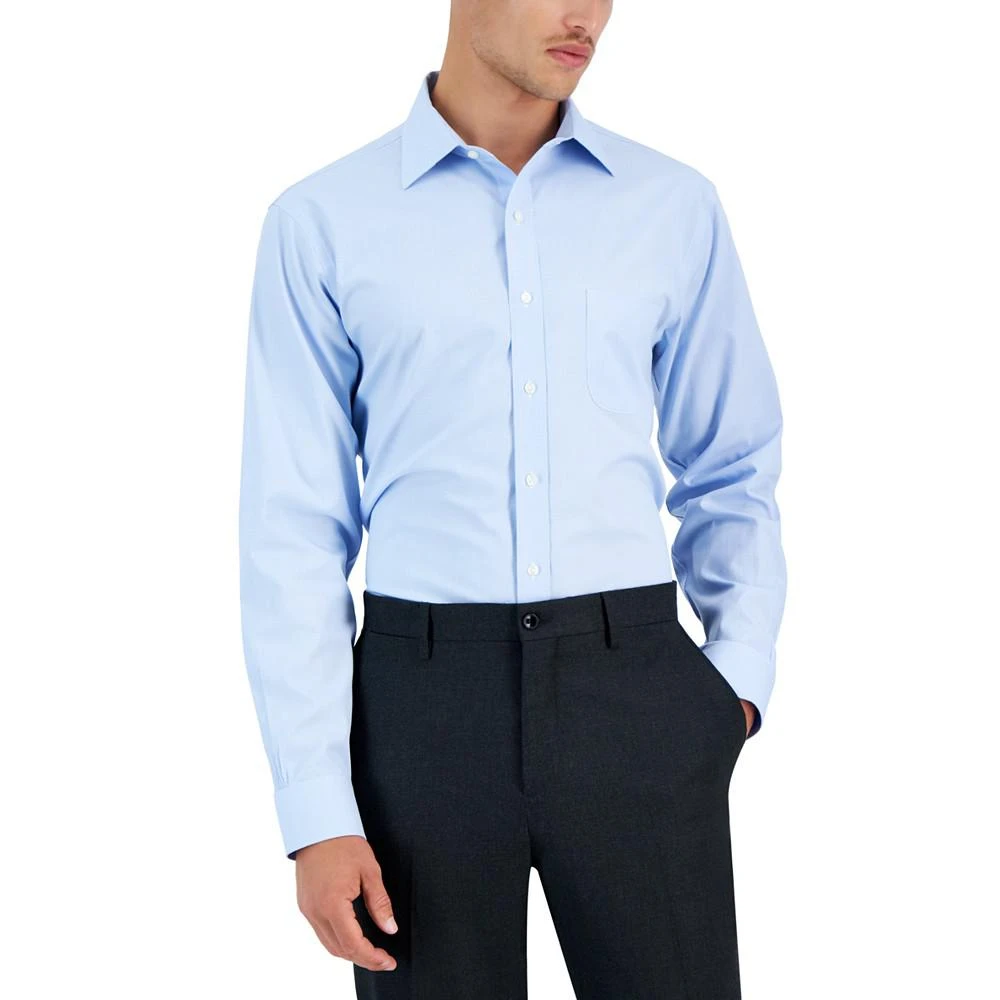 商品Brooks Brothers|Men's Regular Fit Non-Iron Micro-Houndstooth Dress Shirt,价格¥530,第1张图片